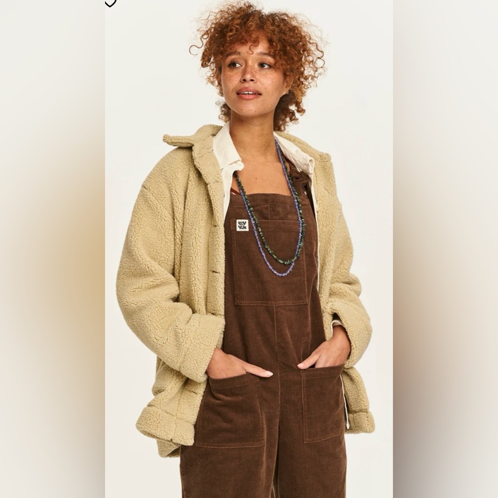 COPY - Original Dungaree: ORGANIC CORDUROY - Cocoa UK 20 REG